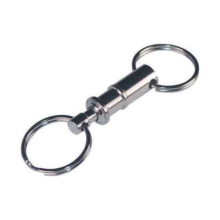 HILLMAN Metal Silver Valet Key Chain, 5PK 701278